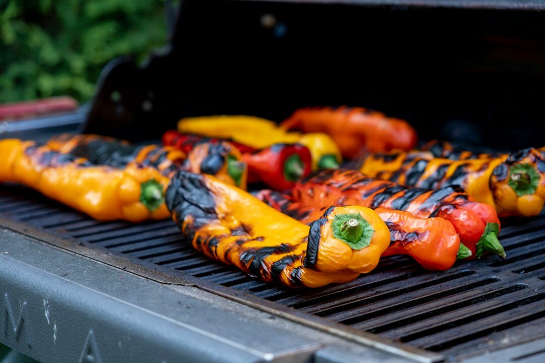 summer vegetables grilling