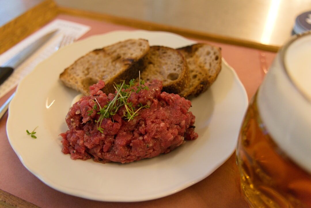 traditional czech food on table