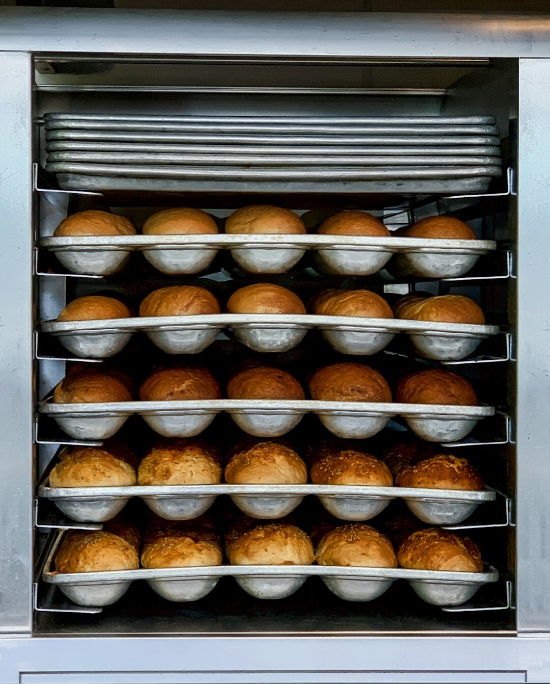 baking bread in oven
